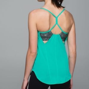 Lululemon roll out layered bra tank top